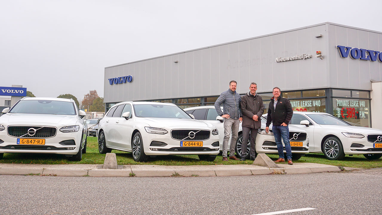 Levering nieuwe Volvo's