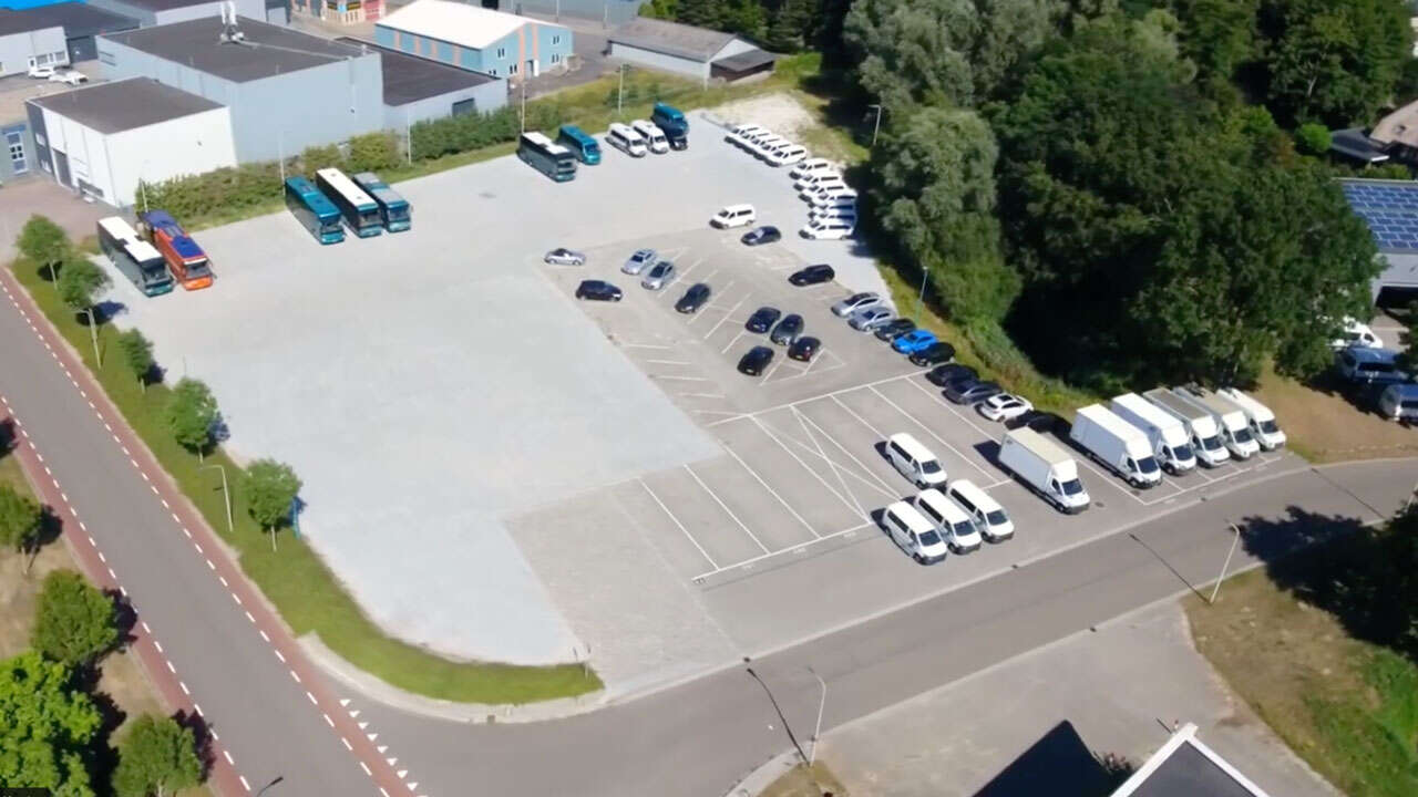 De parkeerplaats in Raalte is af!